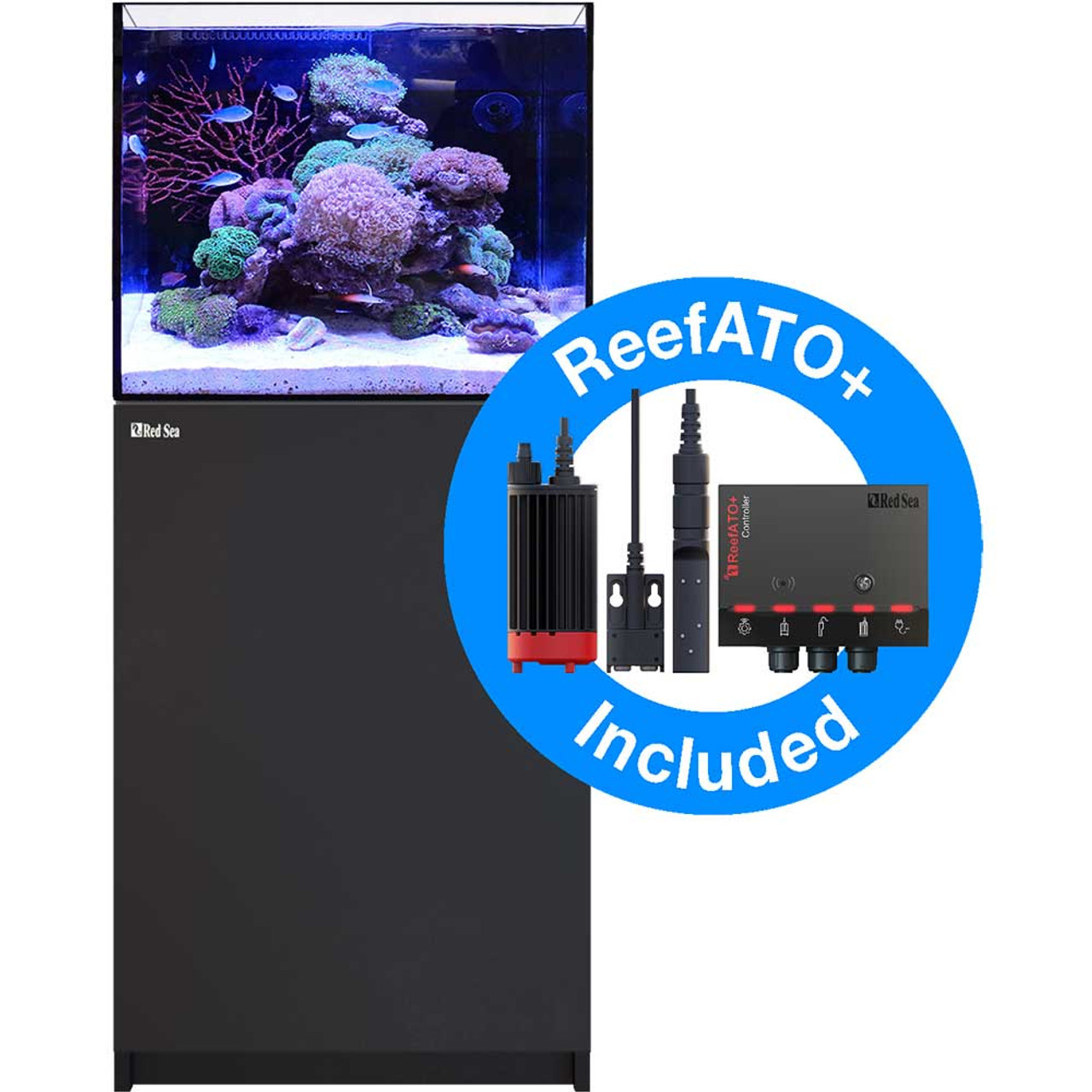 Reefer 170 G2+ Deluxe System (33 Gal) Black w/1 ReefLED 90