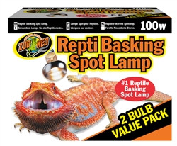 Zoo Med Repti Basking Spot Lamp Value Pack (2 pack) 100 Watt