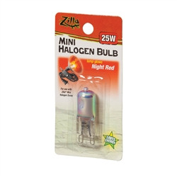 Zilla Mini Halogen Bulb Red 25 Watt