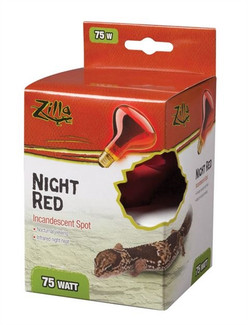 Zilla Night Red Incandescent Spot Basking Bulb 75 Watt