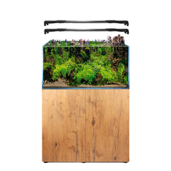 AquaEl Ultrascape 90 with Leddy Slim Forest (Tank, Light, Cabinet)