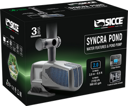 Sicce SyncraPond 2.0 Pond Pump with Fountain 568gph