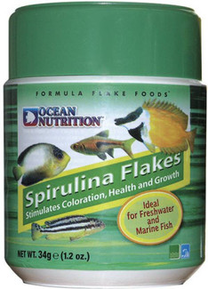 Ocean Nutrition Spirulina Flake Food 2.5 OZ
