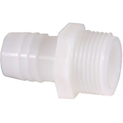 Straight Adapters 3/4" MPT x 3/4" Nylon Hose Barb