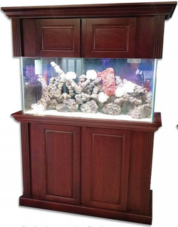 Black or White Wooden Aquarium Vivarium Stand H 62 cm x L 60 cm x D 36 cm 
