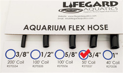 Lifeguard 3/4" IDx50' PVC Flexible Tubing