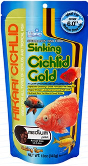 Hikari Cichlid Gold Sinking Pellet Medium 12oz