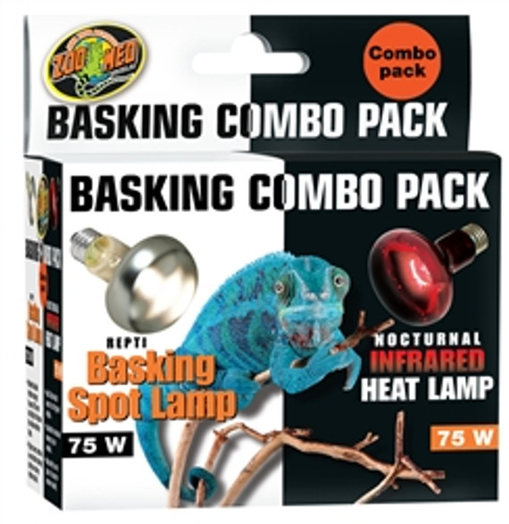 ZooMed Basking Day and Night Lamps Combo Pack 75 Watt