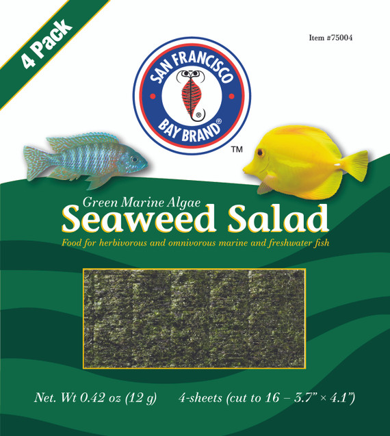 San Francisco Bay Brand Green Seaweed Salad 4ct (12g)