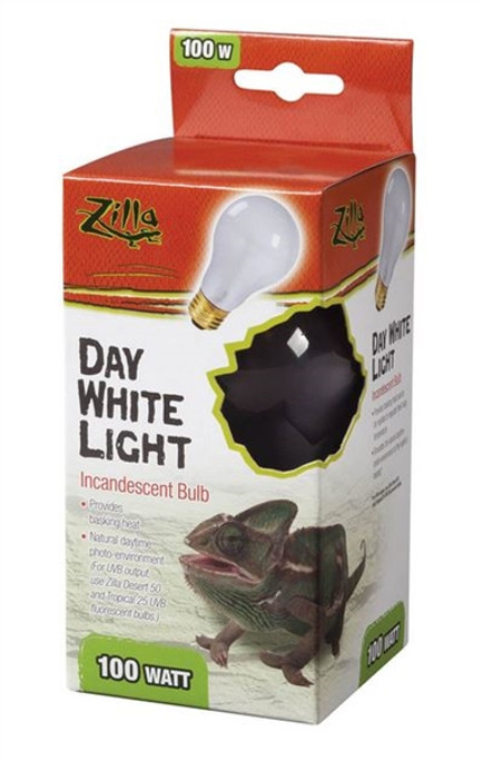 Zilla Day White Light Incandescent Bulb 100 Watt