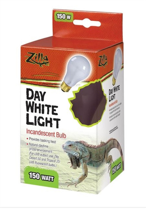 Zilla Day White Light Incandescent Bulb 150 Watt