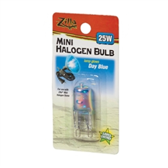 Zilla Mini Halogen Bulb Blue 25 Watt