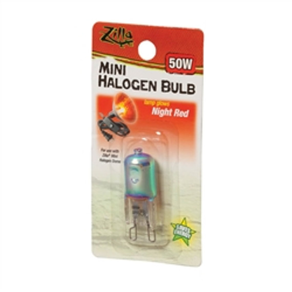 Zilla Mini Halogen Bulb Red 50 Watt