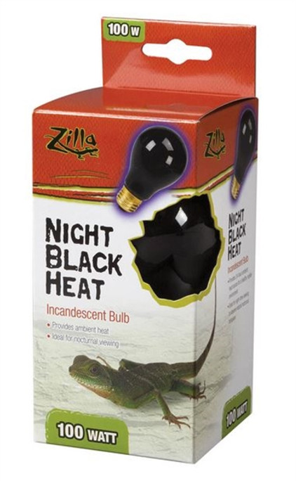 Zilla Night Black Heat Incandescent Bulb 100 Watt