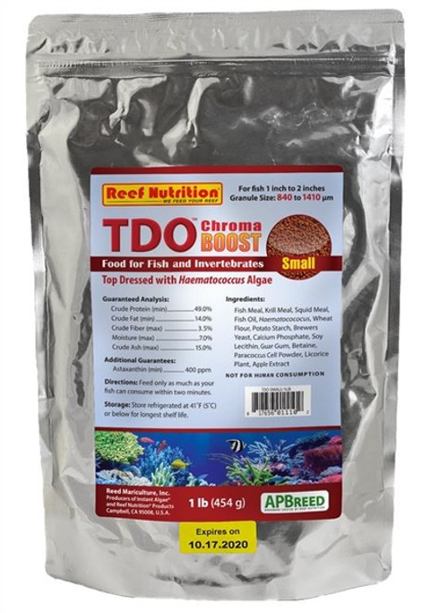 Reef Nutrition TDO Chroma Boost Small 16oz