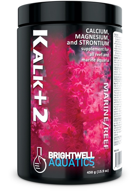 Brightwell Kalk+2 Kalkwasser Supplement w/ Calcium, Strontium, & Magnesium 450g