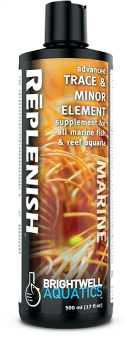 Brightwell Replenish Liquid Trace & Minor Minerals for All Marine Aquaria 250mL