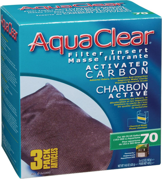 Hagen AquaClear 70 Activated Carbon 3 pk