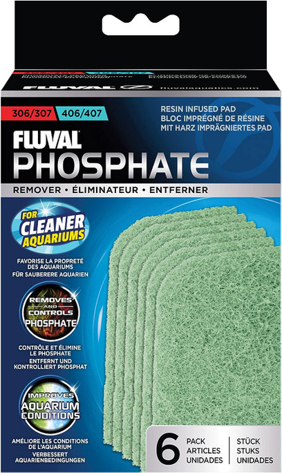 Hagen Fluval Phosphate Remover Pad 306/307 and 406/407 6 pk