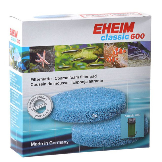 Eheim Classic 600 Coarse Foam Filter Pad 2pk