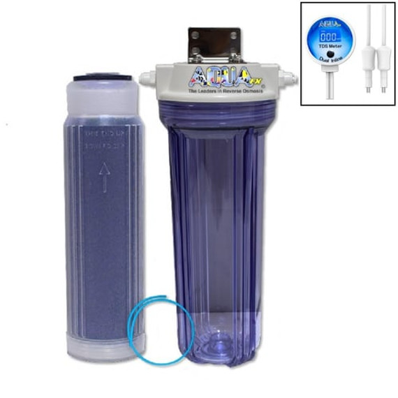 AquaFX Add-On DI Single Canister w/ TDS Meter