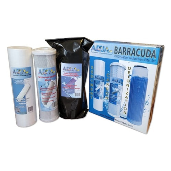 AquaFX Barracuda RO/DI Filter Set