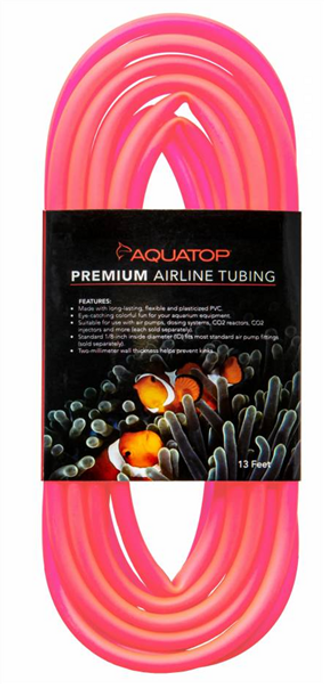 Aquatop Airline Tubing 13ft Neon Red