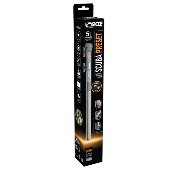 Sicce SCUBA Preset 300 Submersible Heater 300 Watt