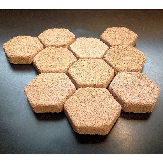 Brightwell REEF HeXiDiscs Hexagonal Discs for Frag Mounting 100pk