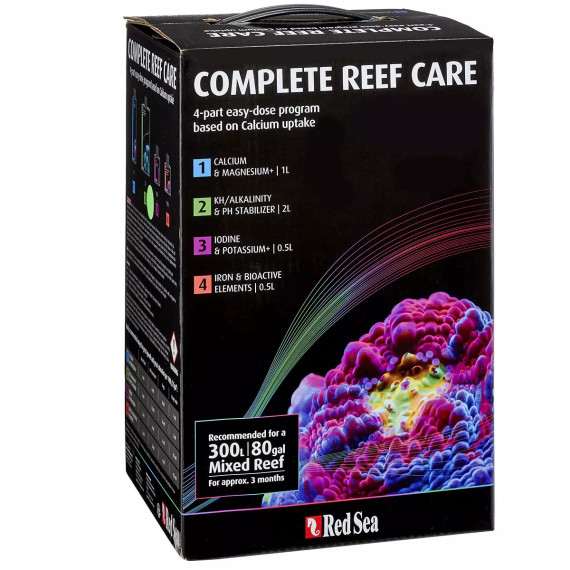 Red Sea 4-Part Complete Reef Care Dosing System Medium (80gal)