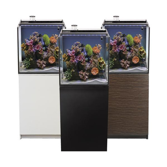 Aquatop Recife ECO 40 Aquarium w/ Dark Zebra Wood Cabinet