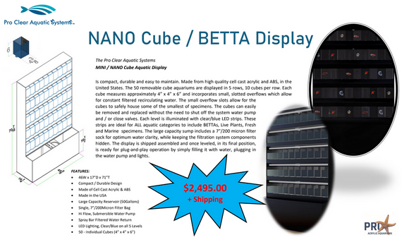 ProClear ProStar NANO Cube/BETTA Display