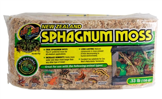 Zoo Med New Zealand Sphagnum Moss .33lb