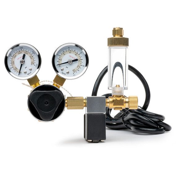 MA957 CO2 Flow Pressure Regulator with Solenoid Valve