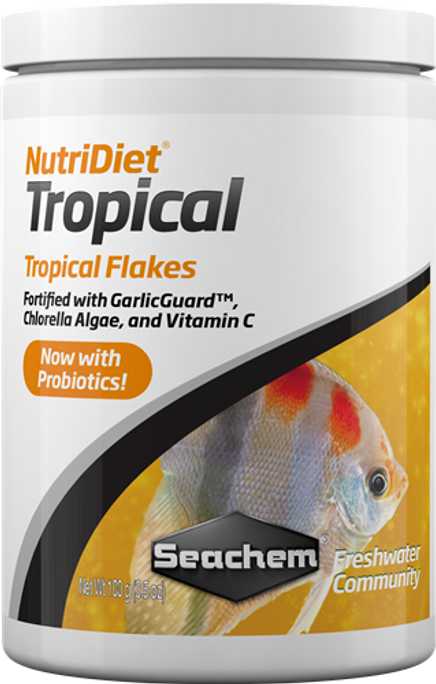 Seachem NutriDiet Tropical Flakes w/Probiotics 100 g