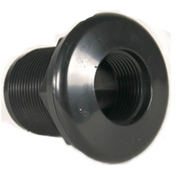 Bulkhead 3/4" Thread x Slip