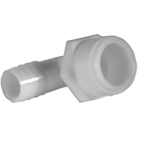 Nylon Elbow Adapters 3/4 MPT x 1 Hose Barb