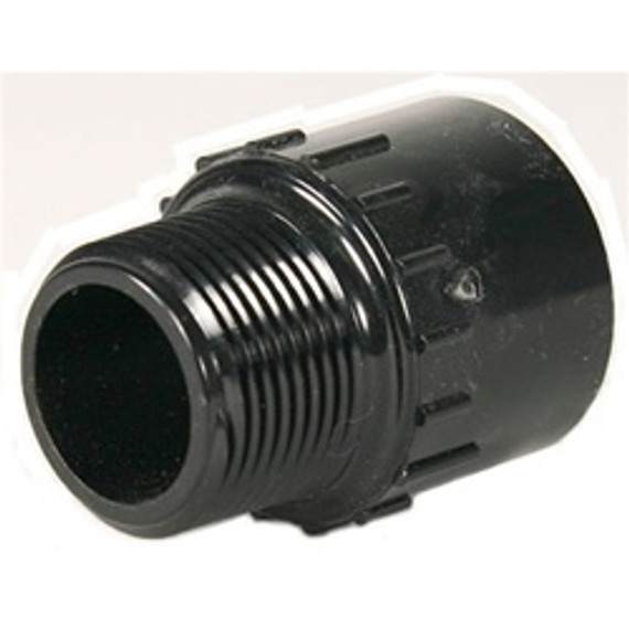 Schedule 40 PVC Male Adapter 1-1/2" Slip x 1-1/2" Thread