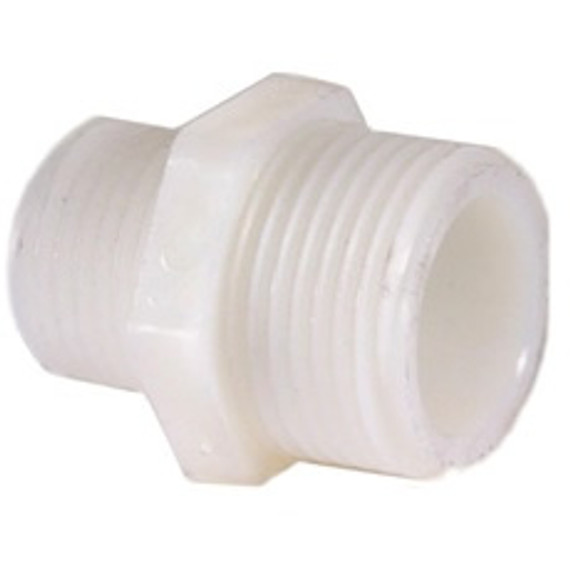 Nylon Nipple 1" MPT x 1" MPT