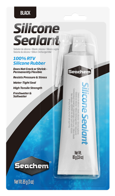 Seachem Silicone Sealant - BLACK 3oz