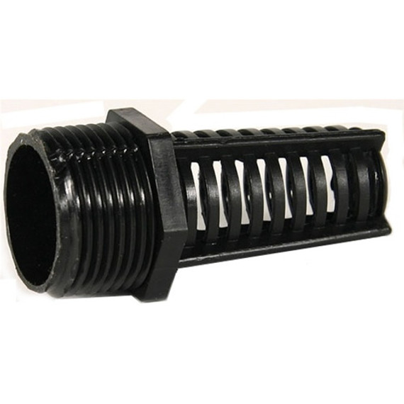 Black Suction Screen 1/2" MPT