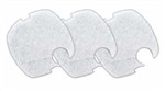 AquaTop CF-400 Replacement White Filter Pads (3-Pack)