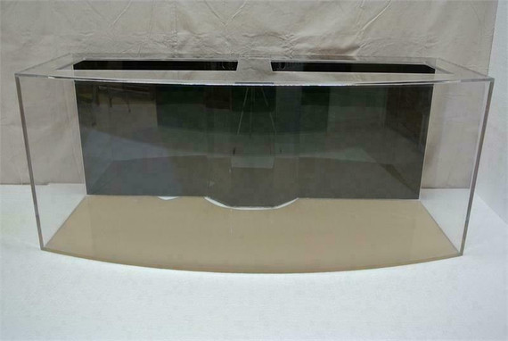 Tsunami 135-Gallon 60"Lx24"Wx24"H Bow Front Acrylic Aquarium Setup