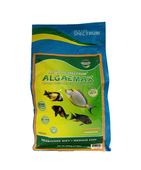 New Life Spectrum Naturox Series - AlgaeMax Medium Sinking Pellet (2mm-2.5mm) 2200g