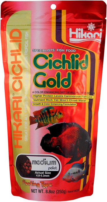 Hikari Cichlid Gold Medium Pellet 8.8oz