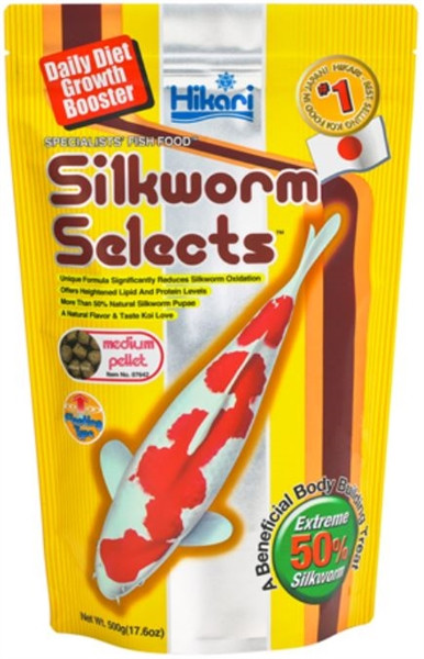 Hikari Koi Silkworm Selects Medium Pellet 17.6oz