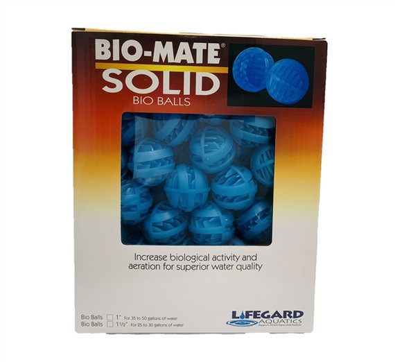 Lifegard Bio-Mate Biological Filter Media Solid 1" Bio Balls
