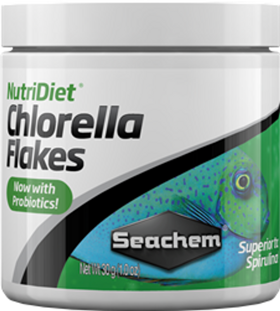 Seachem NutriDiet Chlorella Flakes w/ Probiotics 30g