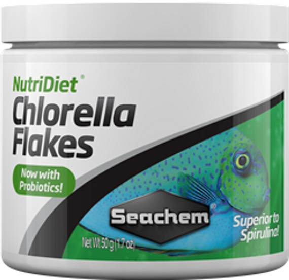 Seachem NutriDiet Chlorella Flakes w/ Probiotics 50g