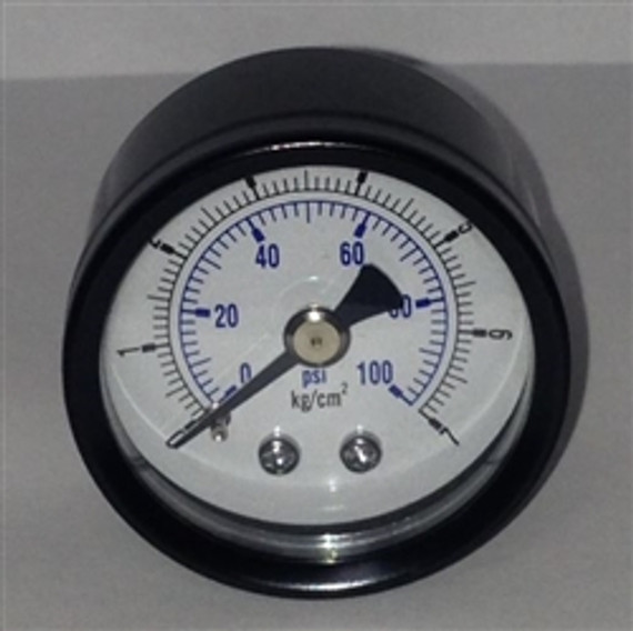RO 1.5" Dry Pressure Gauge 100 PSI, 1/8" MPT